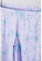 Pijama De Frozen Manga Corta Lavanda Para Niña 4 de Disney