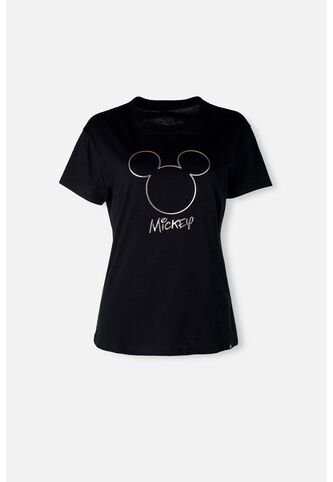 Camiseta De Mickey Mouse Regular Fit Para Mujer S Disney