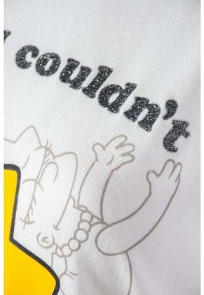 Camiseta De Los Simpsons Regular Fit Para Mujer S