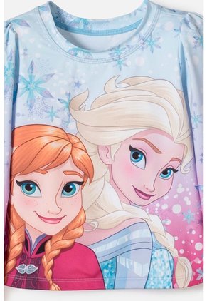 Conjunto De Baño De Frozen Manga Larga Multicolor Para Niña 2T A 6T 3T
