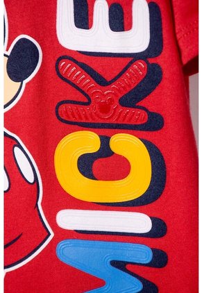 Camiseta De Mickey Mouse Con Gorro Rojo Para Niño 2T A 6T 2T