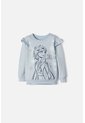 Buzo De Frozen Cerrado Azul Para Niña 2T A 6T 4T de Disney