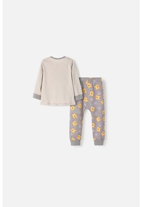 Pijama De Winnie The Pooh Multicolor Para Bebé Niño 9-12