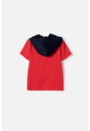 Camiseta De Mickey Mouse Con Gorro Rojo Para Niño 2T A 6T 2T