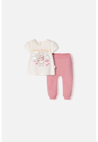 Conjunto De Winnie The Pooh Marfil 6-9 Disney