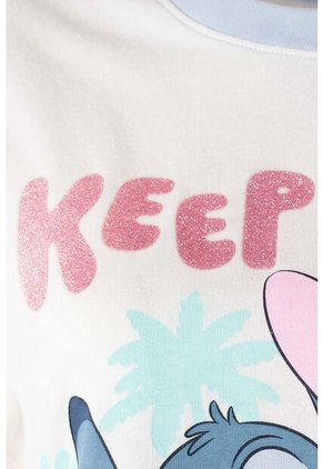 Camiseta De Stitch Regular Fit Para Mujer S