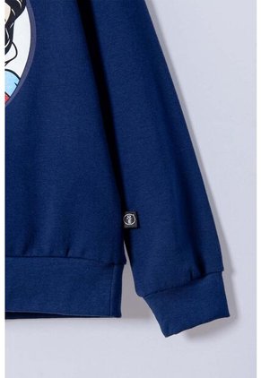 Buzo De Blancanieves Azul Estampado En Frente Para Niña 4