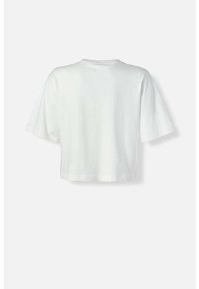 Camiseta Villanas Disney Marfil Boxy Fit Para Mujer L