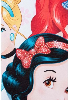 Camiseta De Princesas Disney Blanca Manga Corta Para Niña 10