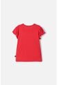 Camiseta De Blancanieves Roja Estampada En Frente Para Niña 4 de Disney