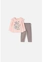 Conjunto De Tambor Pantalón Largo Rosa Para Bebé Niña 9-12 de Disney