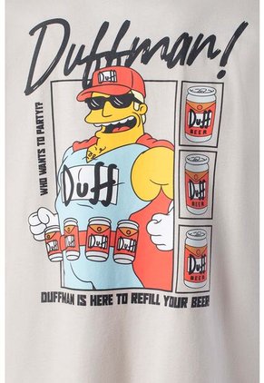 Camiseta De Los Simpson Regular Fit Para Hombre S