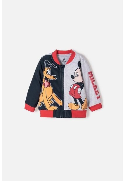 Chaqueta De Mickey Mouse Con Cierre Multicolor Para Bebé Niño 3-6