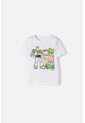 Camiseta Toy Story Manga Corta Blanco Para Niño 2T A 5T 3T de Disney