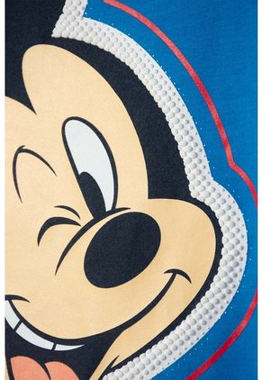 Camiseta De Mickey Mouse Manga Corta Azul Para Niño 2T A 6T 4T