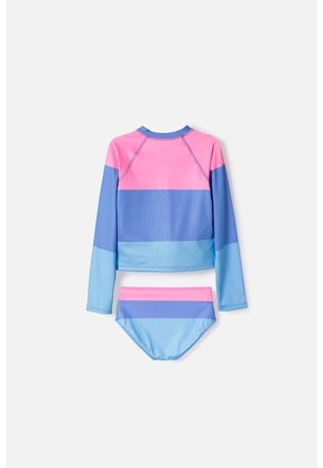 Conjunto De Baño De Stitch Manga Larga Multicolor Para Niña 10