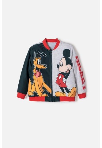 Chaqueta De Mickey Mouse Con Cierre Multicolor Para Niño 2T A 6T 4T Disney