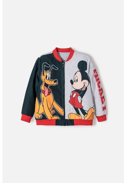 Chaqueta De Mickey Mouse Con Cierre Multicolor Para Niño 2T A 6T 4T