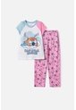 Pijama De Stitch Y Capybara Multicolor Para Niña 12 de Disney