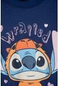 Camiseta De Stitch Y Capybara Manga Larga Azul Para Niña 10 de Disney