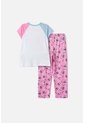 Pijama De Stitch Y Capybara Multicolor Para Niña 12 de Disney