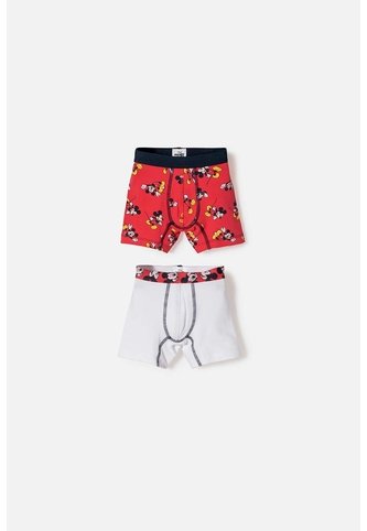 Pack X2 Boxer De Mickey Mouse Multicolor Para Niño 2T A 6T 4T Disney