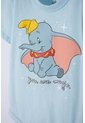 Body De Dumbo Manga Corta Azul Para Bebé Niña 6-9 de Disney