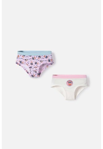 Pack X2 Panties De Stitch Y Capybara Multicolor Para Niña 8 Disney