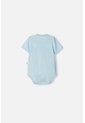 Body De Dumbo Manga Corta Azul Para Bebé Niña 6-9 de Disney