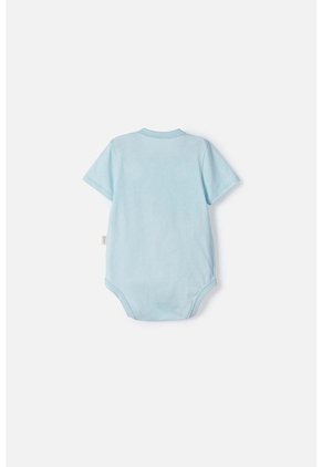 Body De Dumbo Manga Corta Azul Para Bebé Niña 6-9