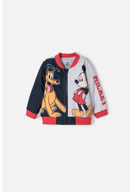 Chaqueta De Mickey Mouse Con Cierre Multicolor Para Bebé Niño 3-6