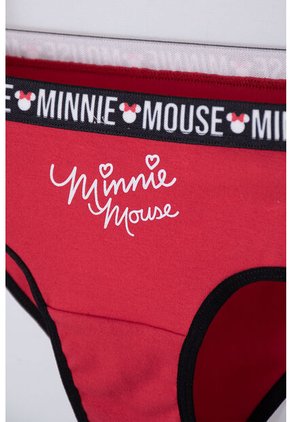 Conjunto De Top Y Panty De Minnie Mouse Blanco Y Rojo Para Niña 12