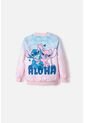 Chaqueta De Stitch Con Cierre Multicolor Para Niña 2T A 5T 3T de Disney