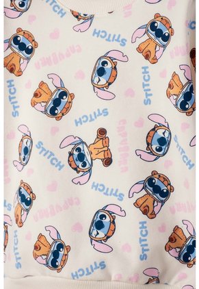 Conjunto De Stitch Y Capybara Multicolor Para Niña 2T A 6T 3T