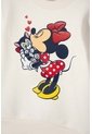 Buzo De Minnie Mouse Cerrado Marfil Para Bebé Niña 9-12 de Disney
