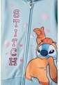 Buzo De Stitch Y Capybara Con Cierre Azul Para Niña 2T A 6T 2T de Disney