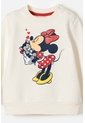 Buzo De Minnie Mouse Cerrado Marfil Para Bebé Niña 9-12 de Disney
