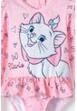 Vestido De Baño De La Gata Marie Rosado Manga Larga Para Niña 2t A 5t 5T de Disney