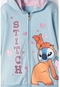 Buzo De Stitch Y Capybara Con Cierre Azul Para Niña 2T A 6T 2T de Disney