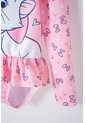Vestido De Baño De La Gata Marie Rosado Manga Larga Para Niña 2t A 5t 5T de Disney