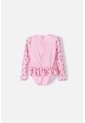 Vestido De Baño De La Gata Marie Rosado Manga Larga Para Niña 2t A 5t 5T de Disney