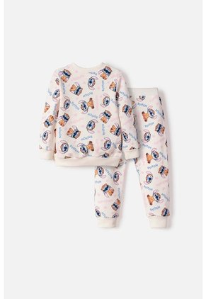 Conjunto De Stitch Y Capybara Multicolor Para Niña 2T A 6T 3T
