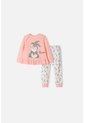 Pijama De Bambi Con Pantalón Largo Mandarina Y Marfil Para Bebé Niña 12-18 de Disney