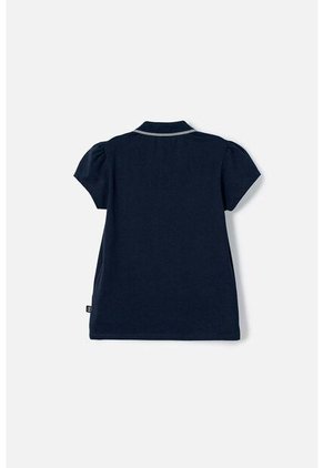 Camiseta De Minnie Mouse Azul Tipo Polo Para Niña 8