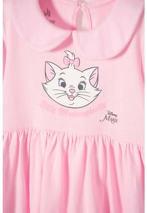 Vestido De La Gata Marie Con Body Rosado Para Bebé Niña 18-24