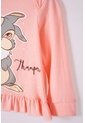 Pijama De Bambi Con Pantalón Largo Mandarina Y Marfil Para Bebé Niña 12-18 de Disney