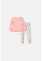 Pijama De Bambi Con Pantalón Largo Mandarina Y Marfil Para Bebé Niña 12-18 de Disney