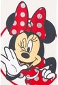 Body De Minnie Mouse Manga Corta Marfil Para Bebé Niña 3-6 de Disney