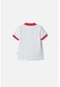 Camiseta Tipo Polo De Mickey Mouse Blanco Para Niño 2T A 6T 4T de Disney