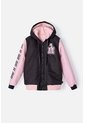 Chaqueta De Minnie Mouse Negra Y Rosada Impermeable Para Niña 8 de Disney